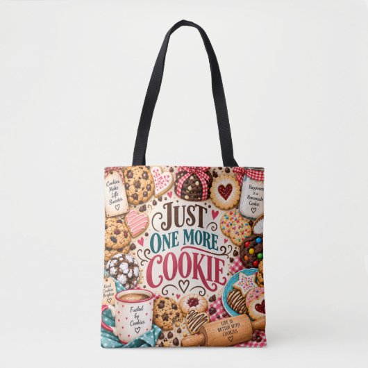 Tasche 'Nur noch ein Cookie' (Vorderseite)