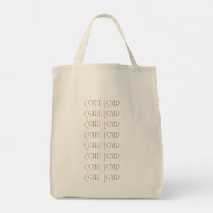 Tasche oder Einkaufstasche für Kaffee