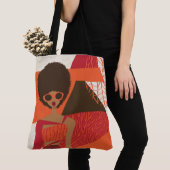 Tasche Orangen, Rot und Braun (Von Nahem)