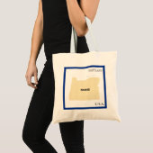 Tasche - Oregon Karte mit Stadt (Vorderseite (Produkt))
