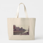 Tasche, Paris, Brügge Jumbo Stoffbeutel (Rückseite)
