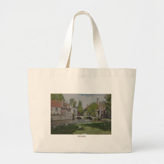 Tasche, Paris, Brügge Jumbo Stoffbeutel