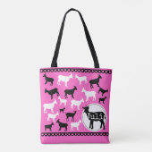 Tasche Party Ziegen (Rückseite)