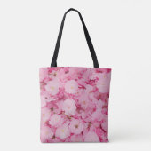 Tasche Pink Kirschblüten Floral Botanisch (Rückseite)