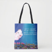 Tasche Prinzessin von Walen "Schöne Dinge..." (Vorderseite)