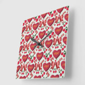 Tasche Quadratische Wanduhr (Winkel)