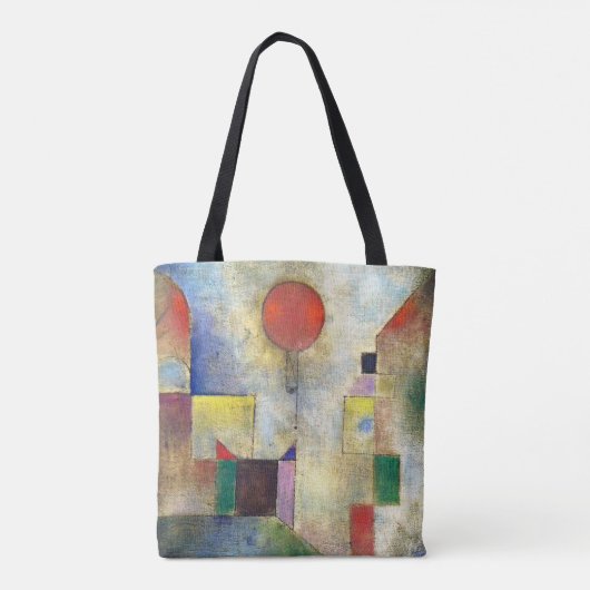 TASCHE - "Red Balloon" - Kunstbild Paul Klee (Rückseite)