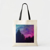 Tasche - Rosa "Golden Sunset Pines" von All Joy Ar