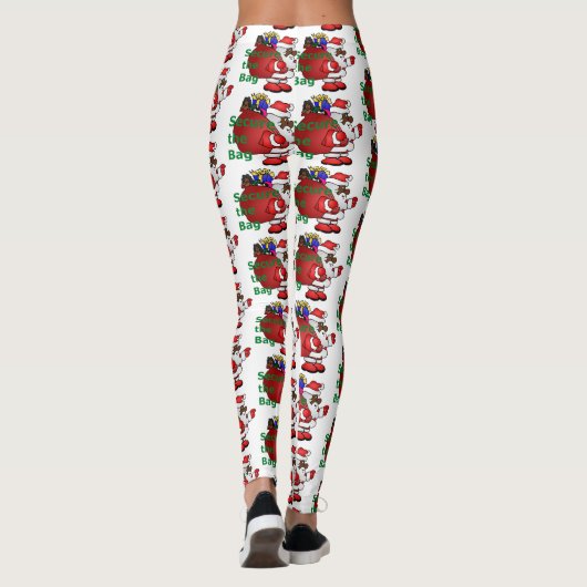 Tasche schwarze santa Leggings sichern (Rückseite)