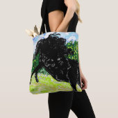 Tasche: SCHWARZER STALLION Tasche (Von Nahem)