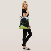 Tasche: SCHWARZER STALLION Tasche (Am Model)