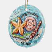 Tasche Seashell Treasures Keramik Ornament (Links)