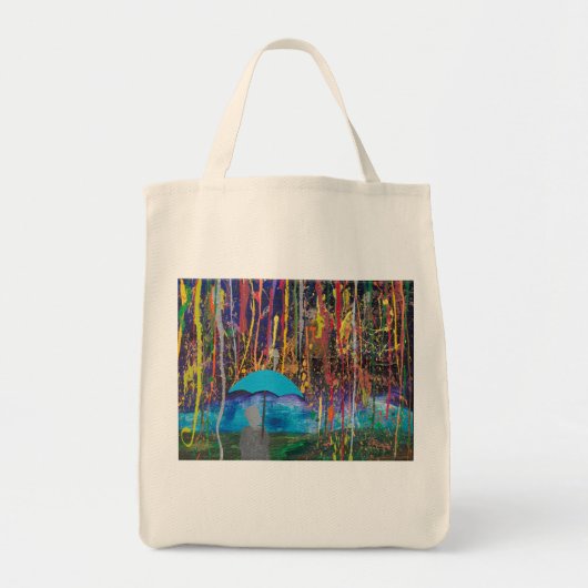 Tasche Shopping Bag mit Original Art Print (Vorne)