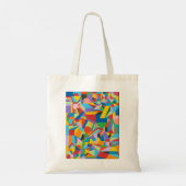 Tasche Shopping Bag mit Original Art Print (Rückseite)