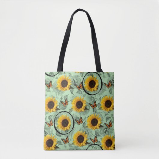 Tasche Sonnenblumen (Vorderseite)