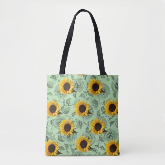 Tasche Sonnenblumen (Vorderseite)