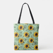 Tasche Sonnenblumen (Rückseite)