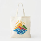 Tasche Sun Waves Mountain Nature (Vorne)