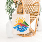 Tasche Sun Waves Mountain Nature