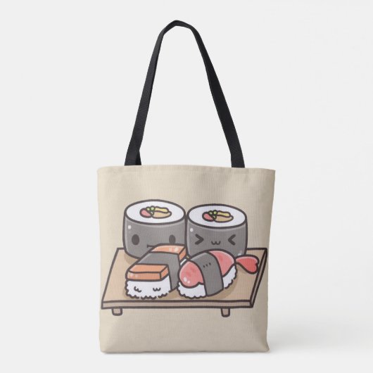 Tasche Sushi Kawaii (Rückseite)