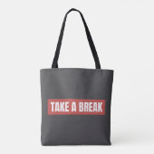 Tasche "Take A Break" (Rückseite)