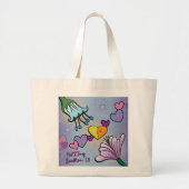 Tasche - theARTing Blume - Buellton.Art (Vorne)