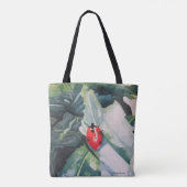 Tasche, Überall, "Ladybug" von Amber Larsen Tote B Tasche (Rückseite)