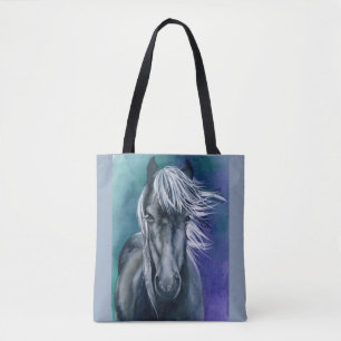 Tasche überqueren Bag Pferd Wasserfarbe Boho Chic