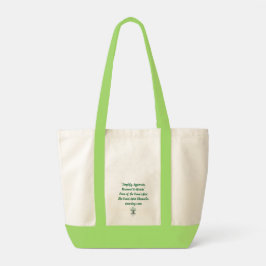 Tasche, um an die Natur zu erinnern! Tragetasche