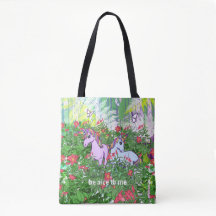 Tasche Unicorn Garden