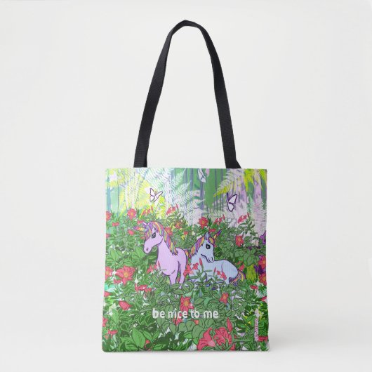 Tasche Unicorn Garden (Vorderseite)