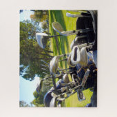 Tasche voll mit Golf Clubs, Puzzle Jigsaw (Vertikal)