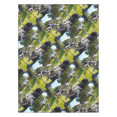 Tasche voll mit Golfklubs, Tischdecke (Vorderseite)