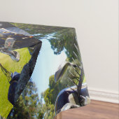 Tasche voll mit Golfklubs, Tischdecke (Beispiel)