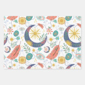 Tasche voller Glimmers Boho-Geschenkpapier Geschenkpapier Set (Vorderseite)