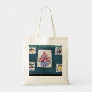 Tasche von Blume und FruchtCollage