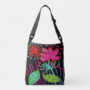 Tasche von Funky Abstrakt Blume