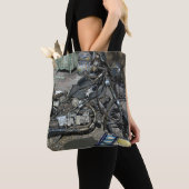 Tasche von Motorrädern (Von Nahem)