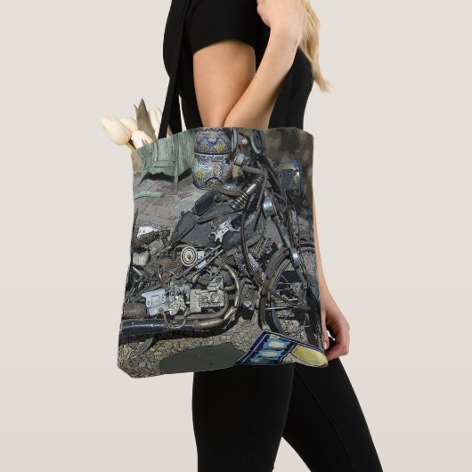 Tasche von Motorrädern (Von Nahem)