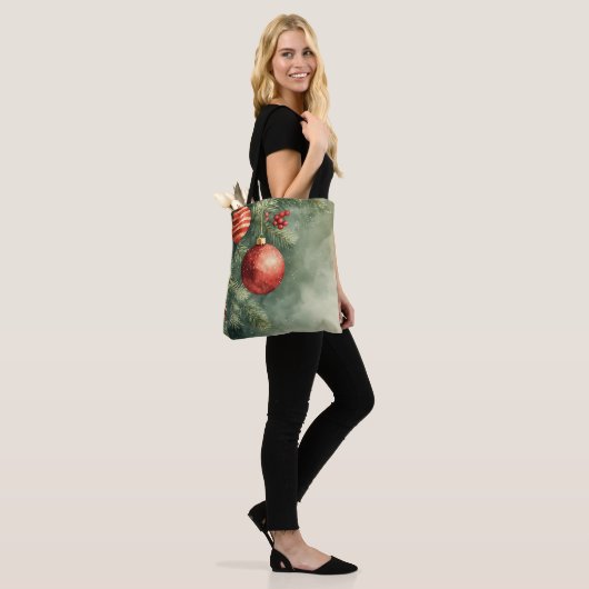Tasche von Rot und Grün (Am Model)