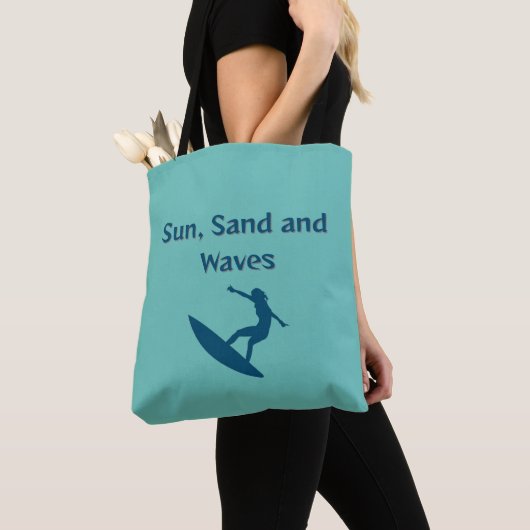 Tasche von Sonne, Sand und Waves (Von Nahem)