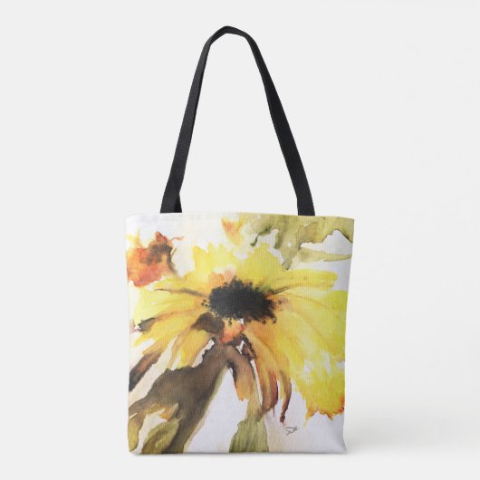 Tasche von Sonnenblumen (Rückseite)