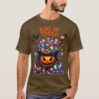 Tasche von Tricks ist Halloween-Saison Menschen T-Shirt