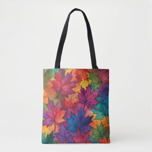 Tasche Wasserfarben Fall Natur (Vorderseite)