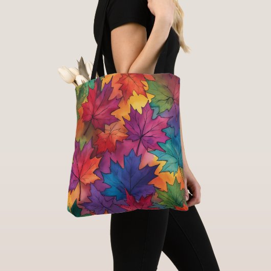 Tasche Wasserfarben Fall Natur (Von Nahem)