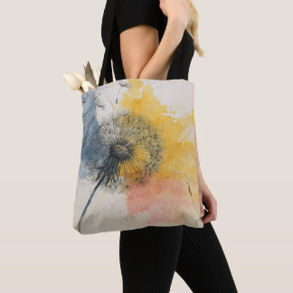 Tasche Watercolor Dandelion