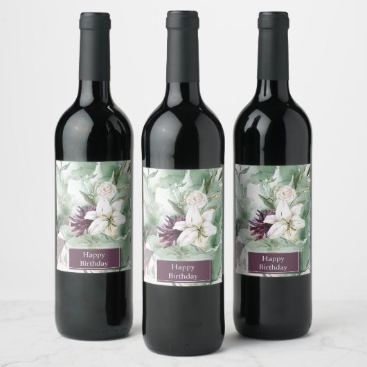 Tasche Weinetikett (Flaschen)