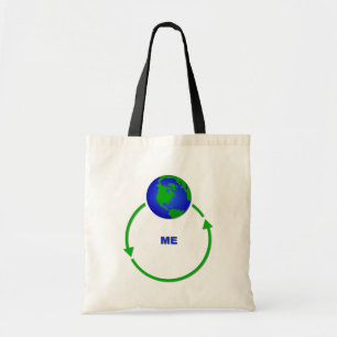 Tasche Welt dreht sich um mich herum Humor