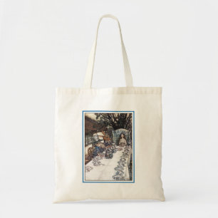 Tasche:  Wütendes Hutmacher-Tee-Party - Rackham Tragetasche