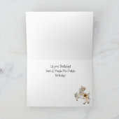 Tasche Ziegen Geburtstag Karte (Innenseite)